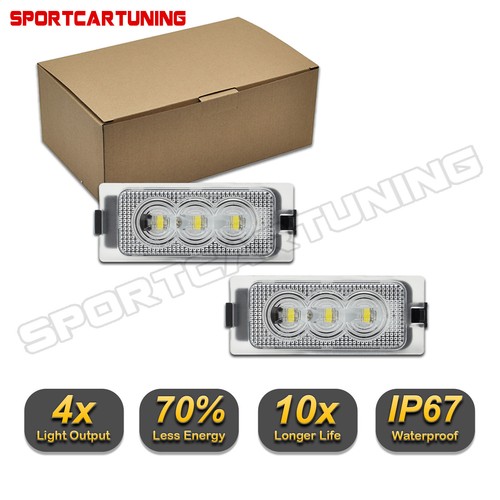 For 2008-2012 Ford Escape 2007-2014 Edge Full LED License Plate Light Lamp White - Picture 10 of 10