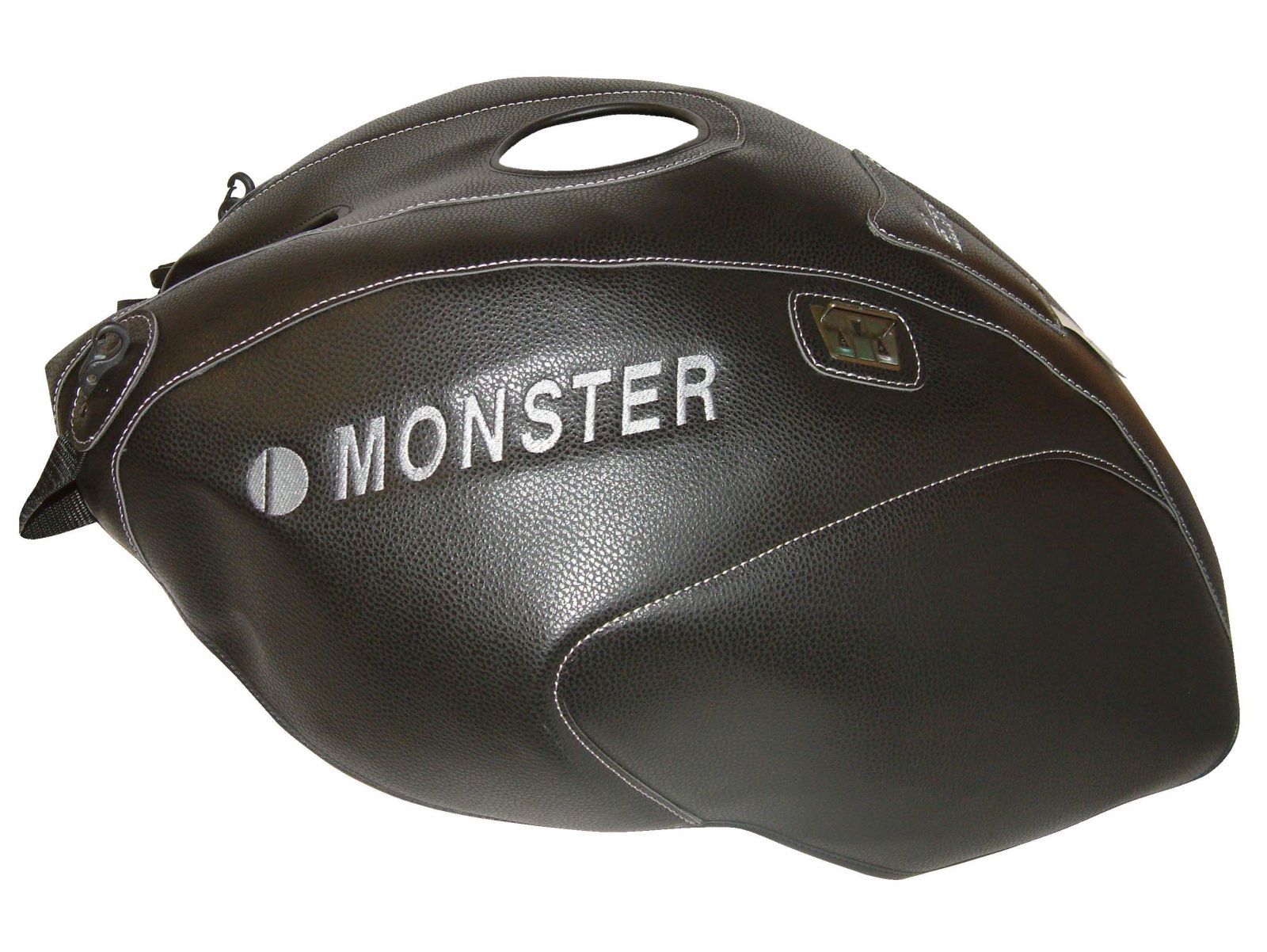 Cache réservoir noir Top Sellerie pour moto Ducati Monster 600