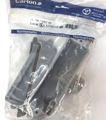 CARLON E983E 3/4'' Type T Nonmetallic Conduit Body