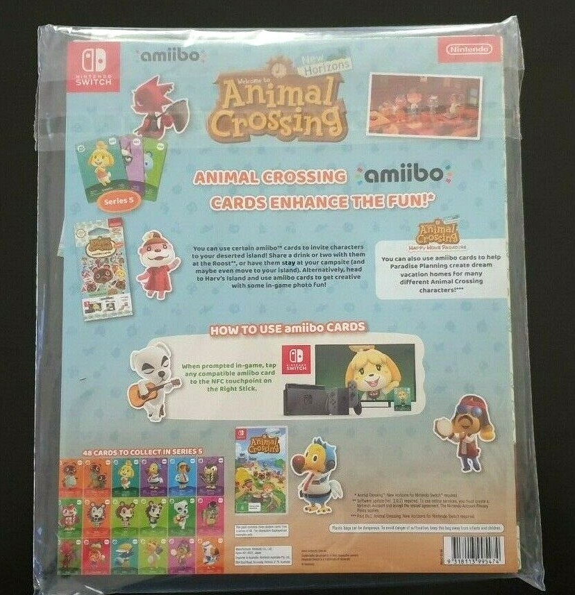 Nintendo Animal Crossing Amiibo Cards Series Collectors Album