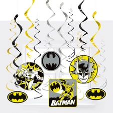 Batman Hanging Decorations 12 Piece DC Comics by Unique