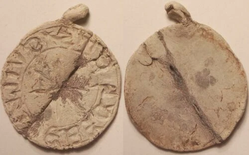 Pièces de monnaie françaises en plomb