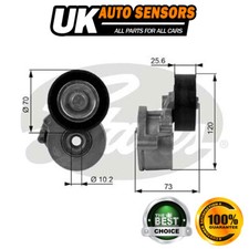 Fits Peugeot Citroen Fiat Gates Drive Belt Tensioner Pulley -3705