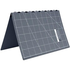 Semplix Faltbare Schneidematte grau (60 x 45 cm / Unterseite rutschhemmend)