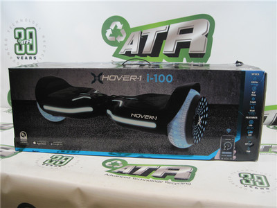 Hover-1 i-100 Self-Balancing  - UL2272 Certified - Black - Complete in Box
