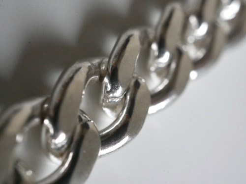 Italian 50CM 925 Silver Sterling Curb Chain - For Men, Women & Boys - Picture 8 of 8