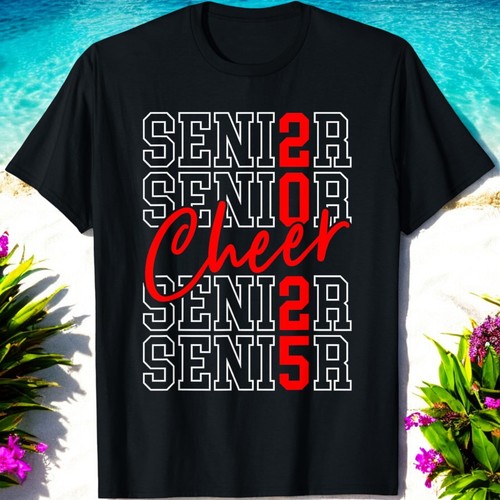 Class Of 2025 Cheer Graduation Class Of 2025 Senior 25 T Shirt