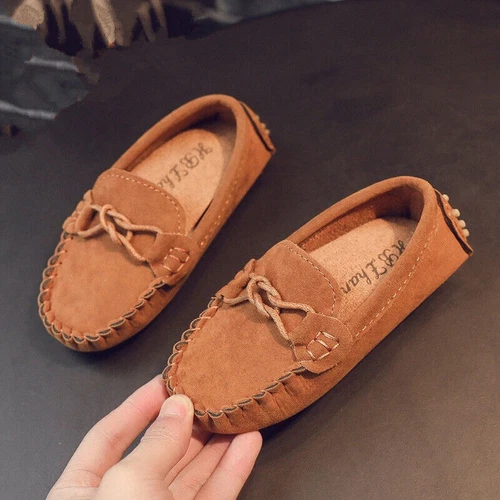New Boys Girls Kids Flat Loafers Moccasins Child Toddler Comfort Boat Shoes Size - Picture 24 of 24