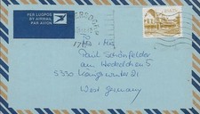 SOUTH AFRICA - 1985  COVER  TO GERMANY   [066]