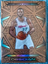 Andrew Wiggins 2024-25 Panini Obsidian Electric Etch Bronze /99 #23