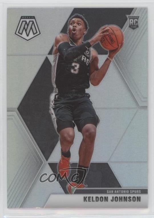 2019-20 Panini Mosaic Rookies Silver Prizm Keldon Johnson #238 uk2