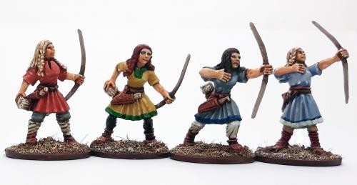 Gripping Beast SAGA SSM05 28mm Age of Magic Shieldmaiden Archers Levy (12) - Afbeelding 1 van 1