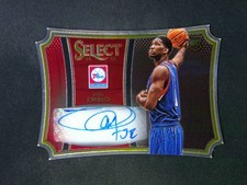 2014-15 Panini Select Joel Embiid #82 RC Rookie Auto /99