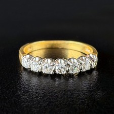 18ct Gold Diamond Half Eternity Ring