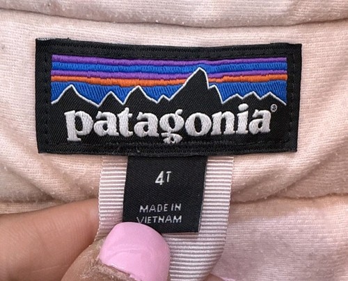 Patagonia Snow Jacket Girls Sz 4T Multi Geometric Insulated Full Zip Coat 61116 - Picture 3 of 19