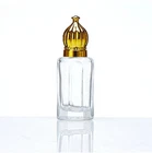 Premium Empty Clear Glass Perfume Oil/Attar Bottles Glass Dip Stick 3/6/12ml