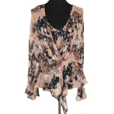 IRO Paris Women's Paradon Flowy Ruffle Top RARE French Size 44