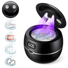 UV Ultrasonic Retainer Cleaner Machine Dental Guard Cleaser Pod for Invisalign