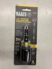 Klein Tools 32561hdrt Ratching 7-In-1 Stubby Screwdriver
