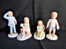 4 Ceramica Excelsis Frances Hook For a Mother's Love Boy & Girl Figurines NIB