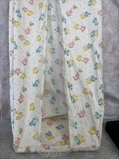 Vintage Care Bears Nursery Diaper Caddy Stacker Sack Hangs On Curtain Rod 33x12  