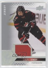 2022 Upper Deck Team Canada Juniors Women's WC Jersey Relics Laura Stacey 7i2