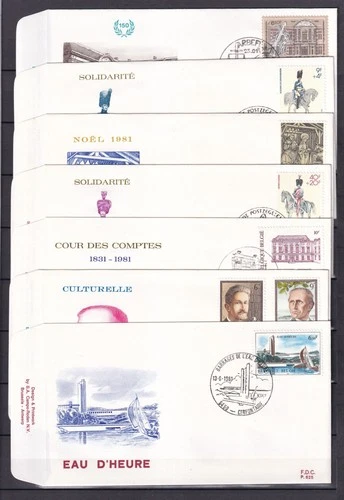 [LG78616] Belgium Nice Lot FDC First Day Cover UNG