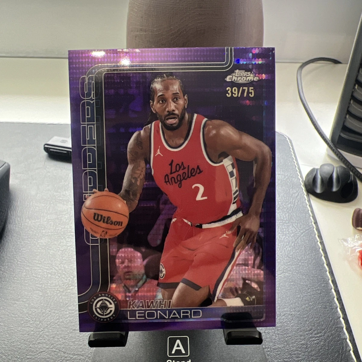 Kawhi Leonard Basketball Original Serial Numbered Sports Trading