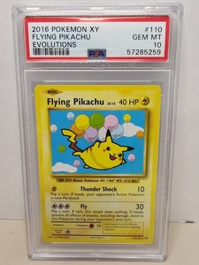 2016 Pokémon Flying Pikachu #110 – XY Evolutions – PSA 10 GEM MINT – Secret Rare