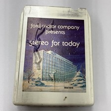 8-track Tape Ford Motor Company Presents Stereo For Today Das2-0248 Free Ship 8-track Tape Ford Motor Company Presents Stereo For Today Das2-0248 Free Ship