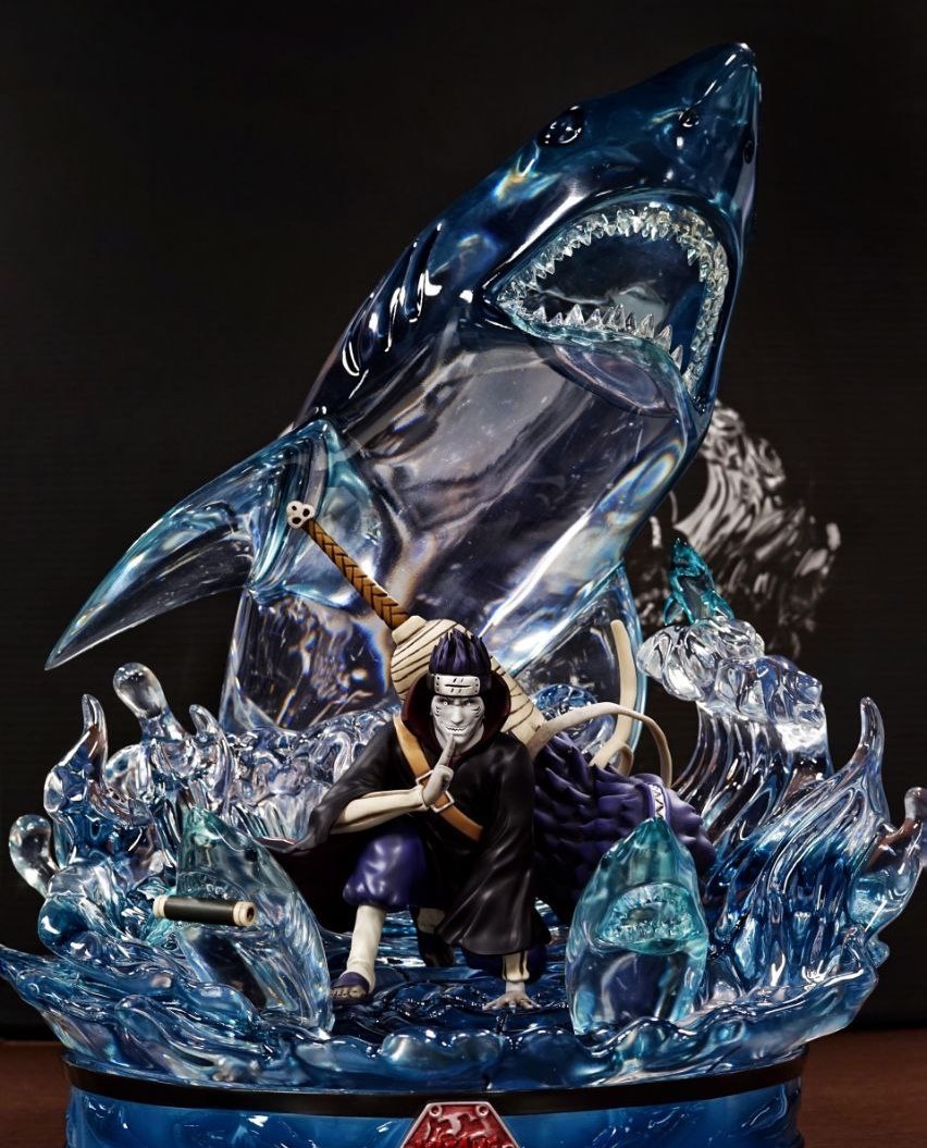 Kisame - Naruto figure in resina dipinto a mano consegna 30 - 90 g