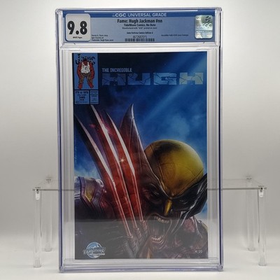 Fame: Hugh Jackman #nn CGC 9.8 Jams Fortress Edition A Hulk 340 Homage Wolverine