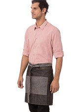 unisex-adult Manhattan Half Bistro Apron One Size Black