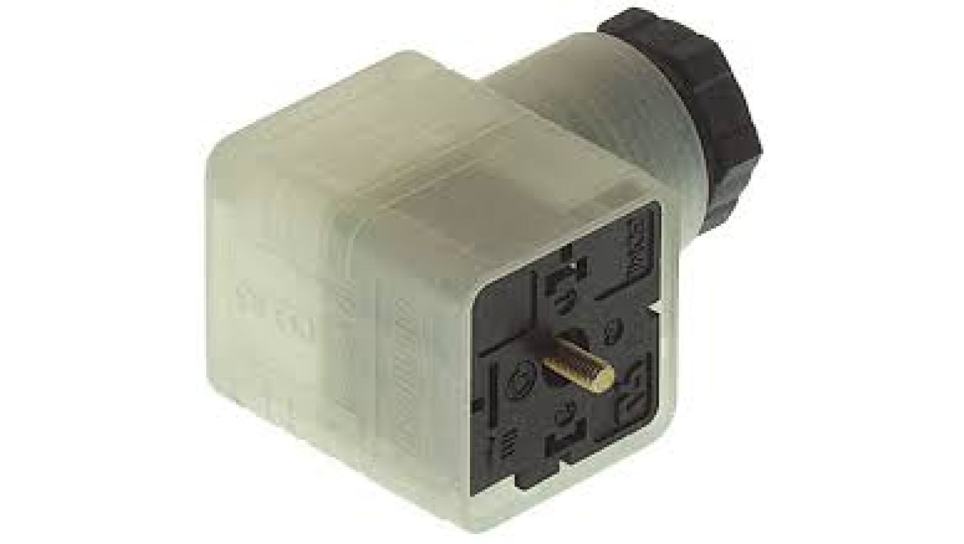 GDM series valve connector female 3-pin (2+PE) screw terminal PG11 LED 24 /T2UK