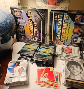 Upper Deck Exquisite Packs Goodwin 2022 2025 23 Packs Plus 100+ Cards Box Opened
