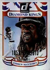 2014 Donruss #10 Andrew McCutchen Stat Line Season #/185