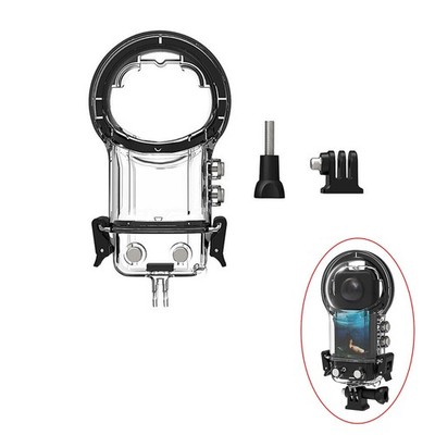 For Insta360 X3 Panoramic   Camera Waterproof Diving Case Protective Cover #iw
