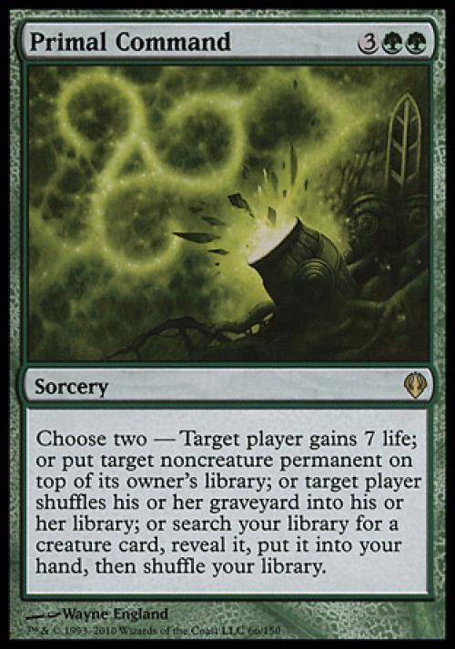 Primal Command - Light Play MTG Archenemy