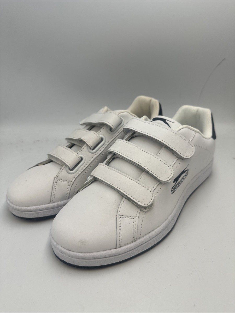 Cushioned Shoes Slazenger Ash Strap Trainers Mens Velcro Slazenger