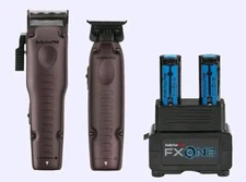 BaByliss PRO Nightfall FXONE LO-PRO FX Clipper & Outlining Trimmer + BATTERIES