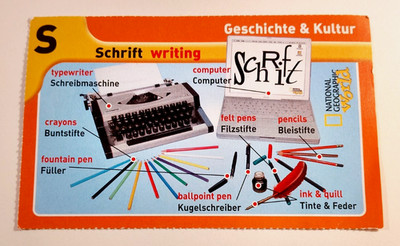 National Geographic World - Geschichte & Kultur - S - Schrift - 04 - Sammelkarte