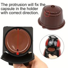 2Reusable Coffee Pods Refillable Filters for Nescafe Dolce Gusto Coffee Machine