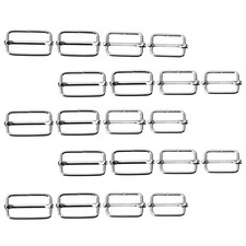 20x Slide Buckle Adjustable Webbing Slider Glide for Purse Making Backpack