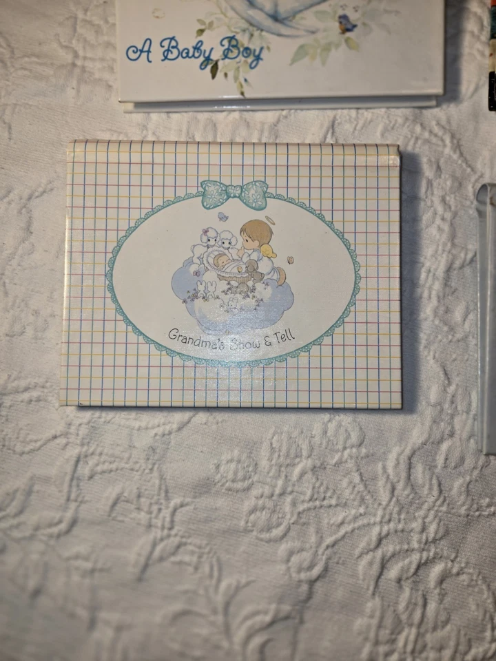 Juego de cuatro álbumes de fotos vintage fotos 4x6 sin usar. Bebé niño y recién nacido Foto 3 de 4