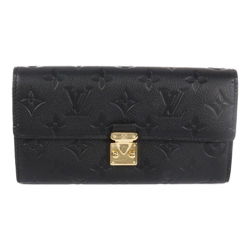 LOUIS VUITTON LV GHW Sarah Wallet M82638 Monogram Empreinte Black