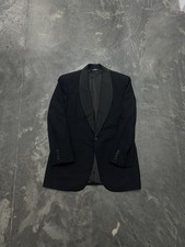 Polo By Ralph Lauren Tuxedo Suit Jacket Mens 40 Black Shawl Lapel Made In USA