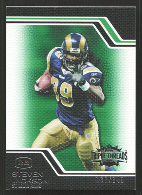 2008 Topps Triple Threads Steven Jackson Emerald #/149 #26 Card