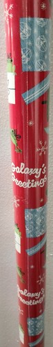Hallmark Wrapping Paper Christmas The Mandalorian Grogu Baby Yoda 55 sq ft Roll - Picture 2 of 10