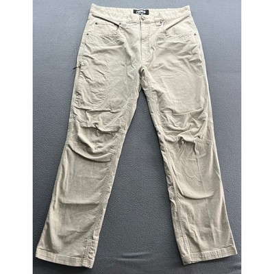 Mountain Khakis Pants Mens Sz 35x32 Classic Fit Straight Leg Twill Tan