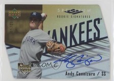 2007 Spectrum Rookie Signatures Gold Die-Cut 12/50 Andy Cannizaro #104 Auto z5i
